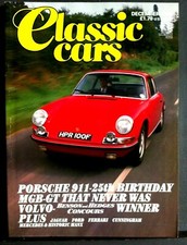 CLASSIC CARS Mag-December 1988- PORSCHE 911, ESCORT Twin Cam, Belgian MGB  +more