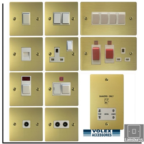 Volex flat brushed - flat, light