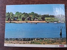 Walberswick Ferry Dennis Postcard Posted 1987