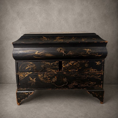 Antique chinoiserie black - chinoiserie,