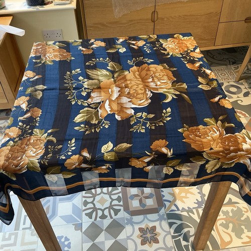 Large vintage scarf 100x150cm - large,