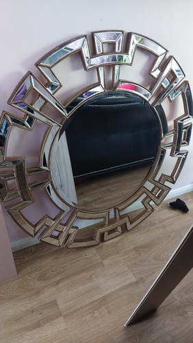 Mirror large aztec - aztec, style
