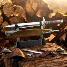 LOTR Sting Sword Bilbo Baggin Fantasy Collection The Hobbit W Display Stand Gift