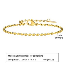 Gold Herringbone Chain