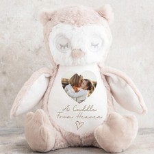 Personalised memory teddy - personalised, owl