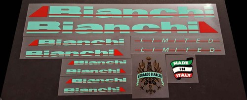 Bianchi limited decal set - bianchi,
