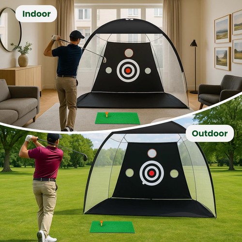 Golf practice net - net, with