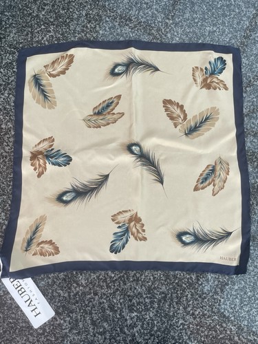 Vintage hauber silk square - hauber,