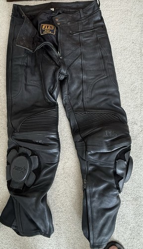 Jts leather motorbike trousers - motorbike,