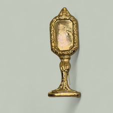 Monstrance Mirror For Angels Ostendêre Ostia Cherub Sacred Art 2 7/8x1in