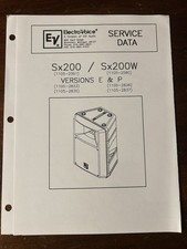 Electro-Voice Sx200 Sx200W