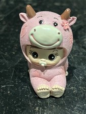 Vintage Cow Baby Pixie Garden Ornament Ref CA