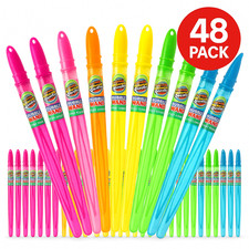 48x Kids Bubble Swords 34cm