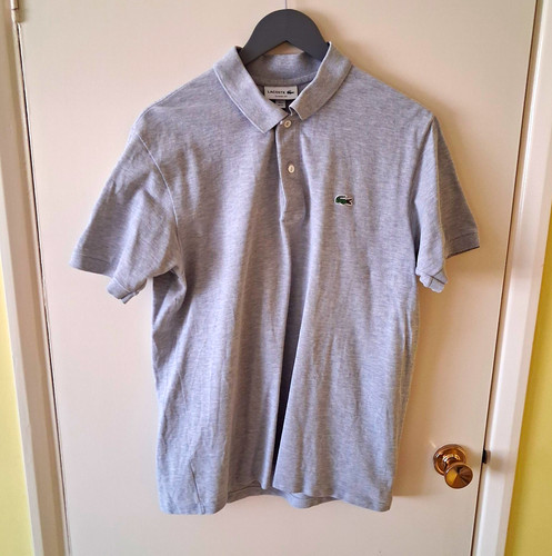 Lacoste classic fit grey men - lacoste,