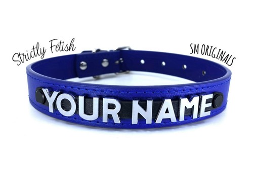 Personalised bondage collar - personalised,