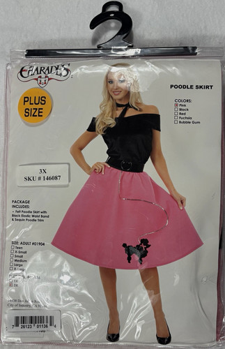 Charades 1950s pink poodle - charades,