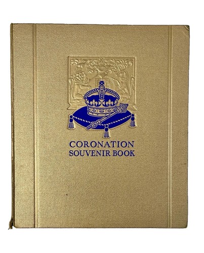 1953 coronation souvenir book - coronation,