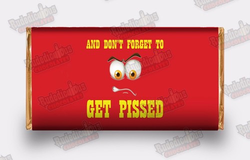 Rude christmas funny chocolate - rude,