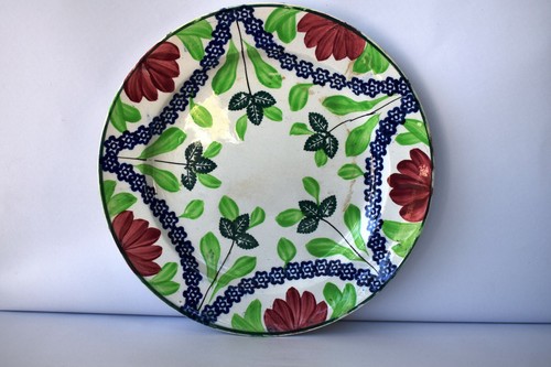 Antique spongeware spatterware - antique,