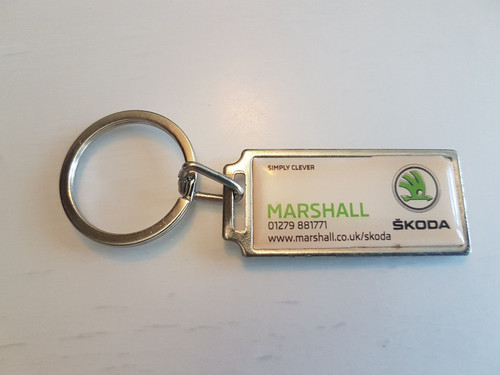Skoda dealer keyring - dealer,