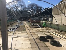Commercial Polytunnel (Made By Northern) 8mx45.5m (27’x149.5’) 50mm Metal.