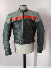 Scott Womens Black Red Leather