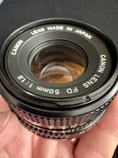 Canon FD 50mm f/1.8 Prime Lens