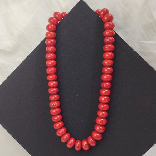 Vintage red coral - vintage, beaded