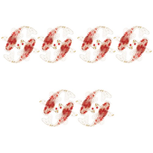 12pcs small red crystal fish - 12pcs,