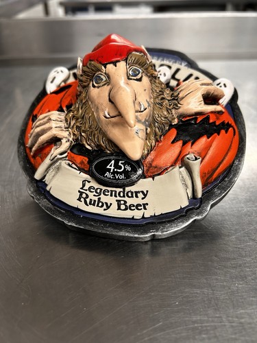 Hobgoblin ruby ale flashing - ruby,