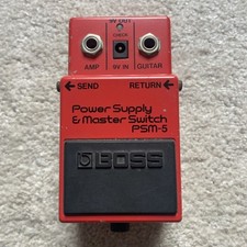 Boss PSM-5 PSM5 Power Supply And Master Switch Guitar Pedal