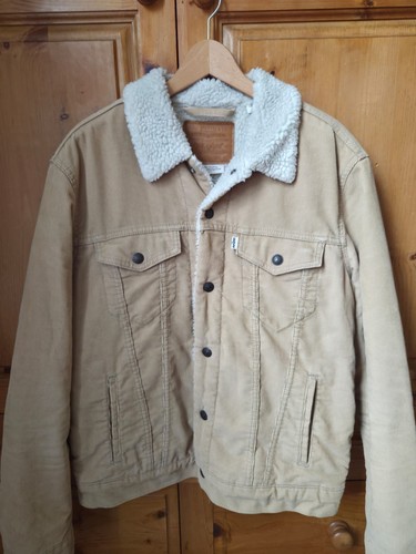 Levi men beige corduroy - men's,