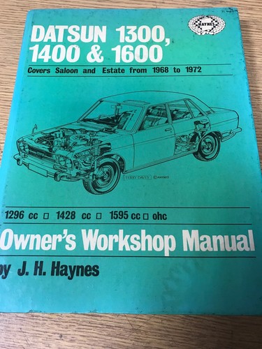 Haynes workshop manual datsun - workshop, manual.
