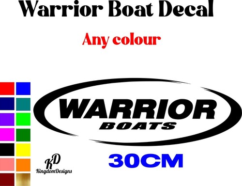 Warrior boats decal - warrior,