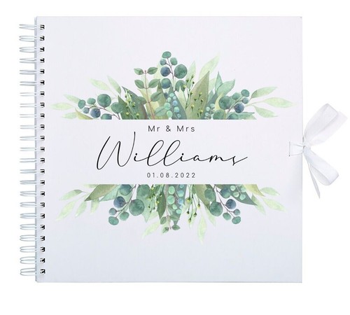 Personalised wedding scrapbook - wedding,
