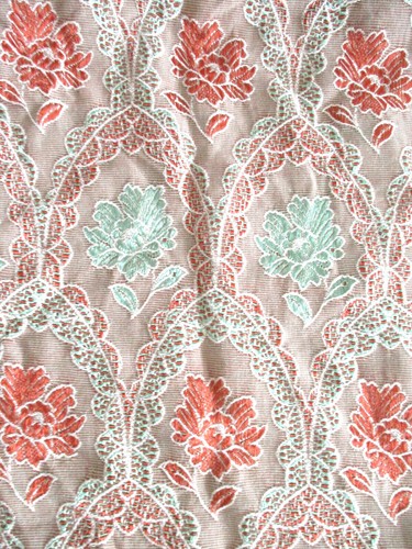 Vintage floral curtains 1950s - vintage,