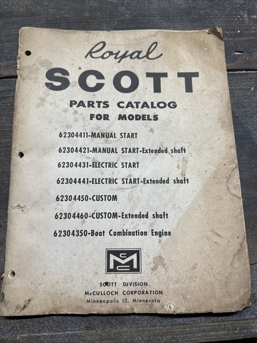 Vintage 1961 scott mcculloch - vintage,