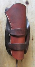 New brown genuine leather R/H