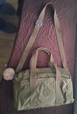 GREEN KIPLING TOTE/CROSS BODY