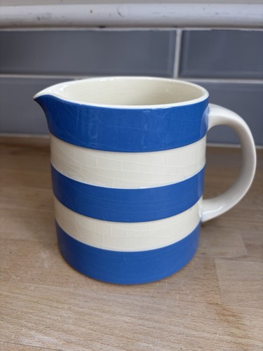 Green jug cornishware 13cm - tg,