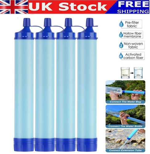 Personal water filter - filter, straws