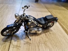 Maisto 1:18 Model Harley Davidson Motorcycle Bad Boy 1997 FXSTSB Black