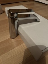 Crosswater DUNE Chrome Basin Monobloc - Silver Mixer Tap (no waste) - DN110DNC