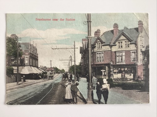 1905 colourised postcard view - colourised,