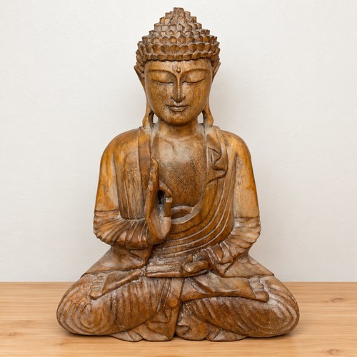 Large 41cm hand carved - carved, solid
