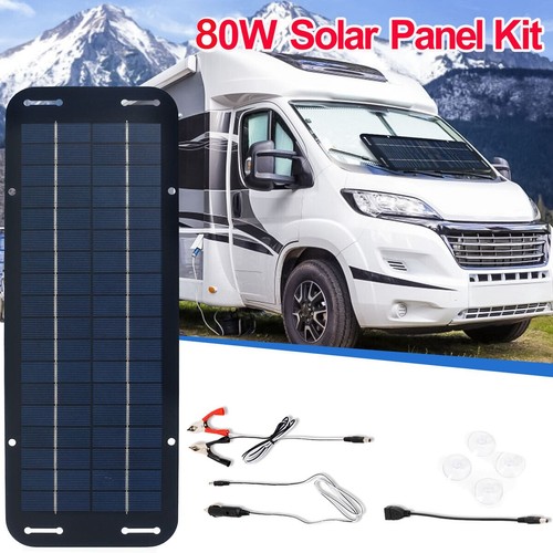 Portable solar panel 12v 80w - portable,