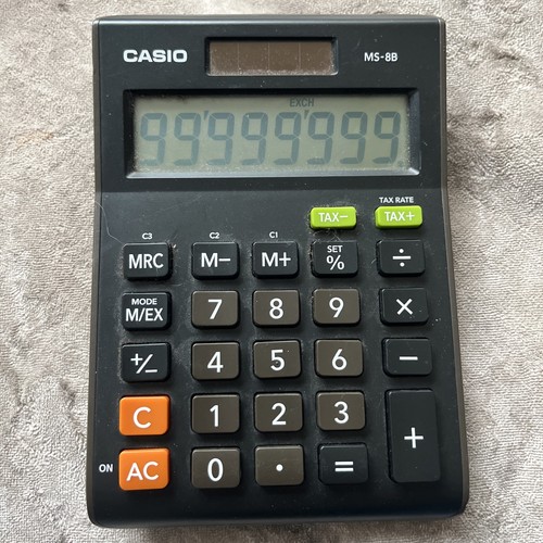 Casio two way calculator - ms-8b,