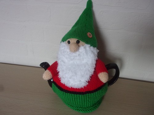 Hand knitted novelty - hand, tea