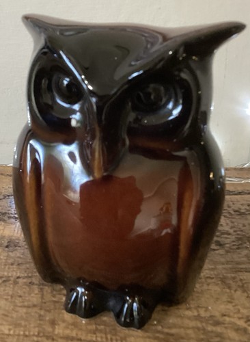 Vintage owl dark brown - vintage,