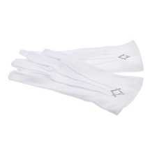 One Size Mens White Cotton